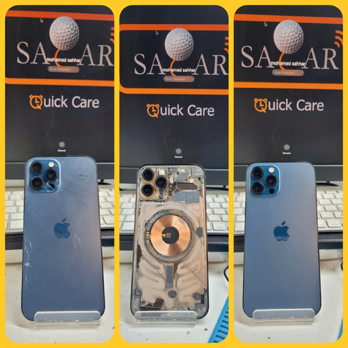 Iphone 12 pro max Back glass replacement 